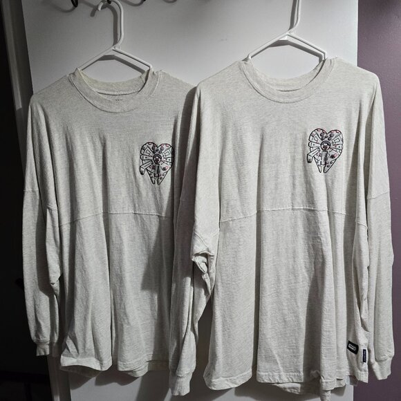 PAIR Star Wars "I Love You" "I Know" Adult Spirit Jerseys - Picture 1 of 4